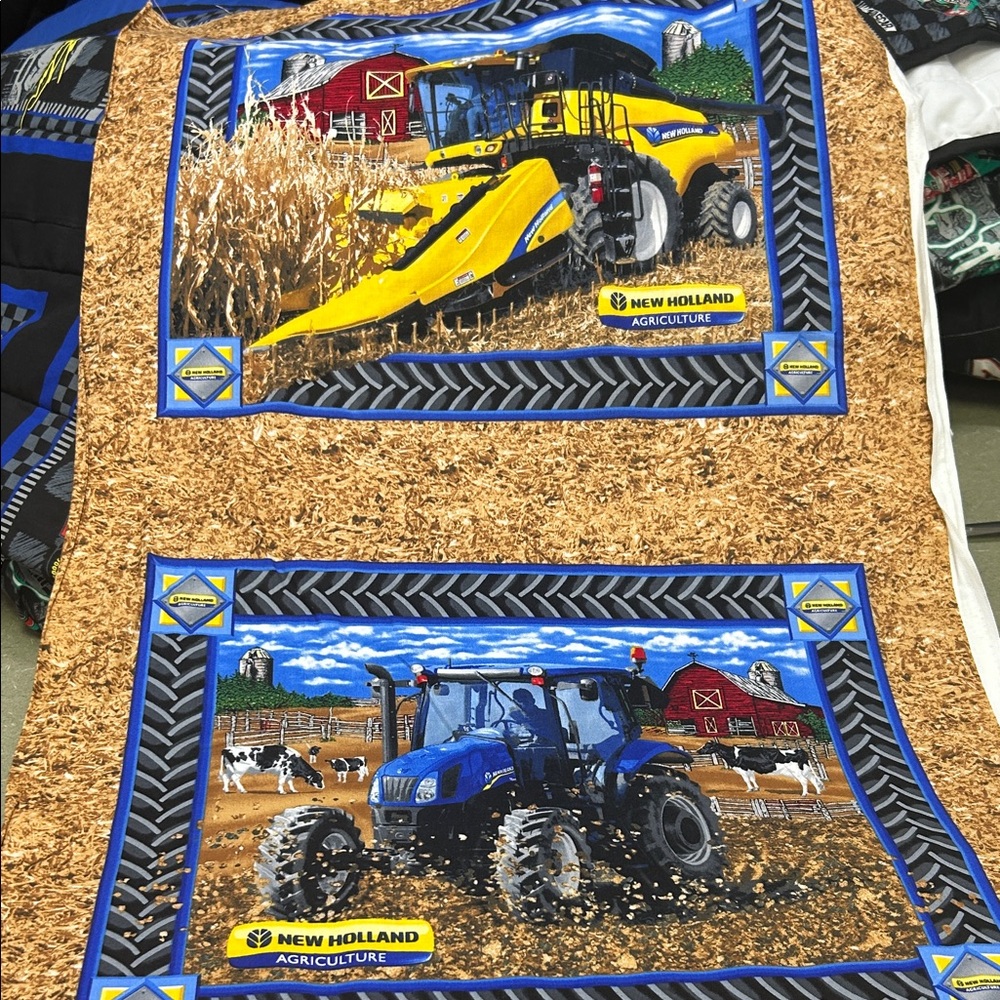New holland tractor pillow panels copyright 2012 Agriculture